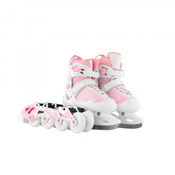 Роликові ковзани 2 в 1 Action 153B5/2IN1PINK33-36 рожевий