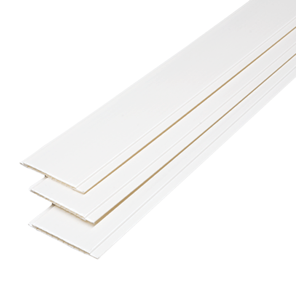 Панель ПВХ Haining Haowang Plastic 2970х100х8 мм біла