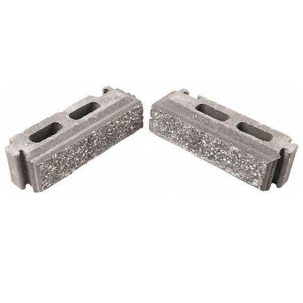 Элемент столба Кая 75x235x75 мм черно-белый Моноліт-Брук 