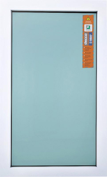 Окно глухое DECCO 60 600x1000 мм