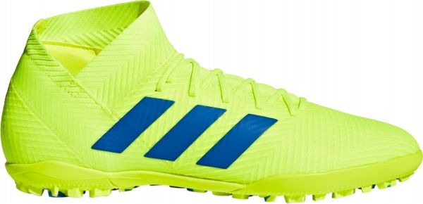 Сороконожки Adidas NEMEZIZ 18.3 TF BB9465 р. UK 10,5 желтый