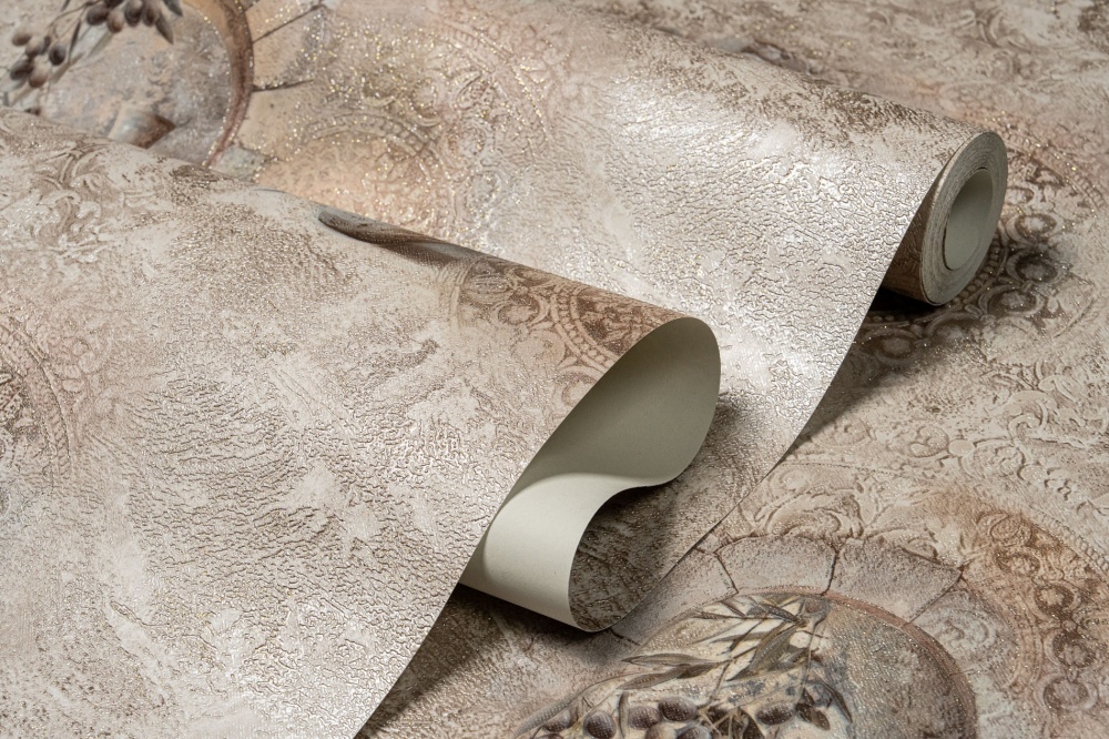 Обои виниловые на бумажной основе Славянские обои Expromt Греция 9136-05 0,53x10,05 м