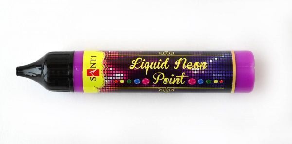 3D-гель Liquid neon gel фіолетовий Santi 25 мл — фото 1