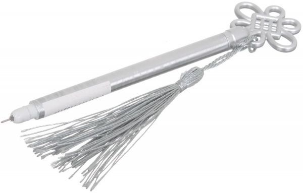 Ручка гелевая Ключик серебряный 