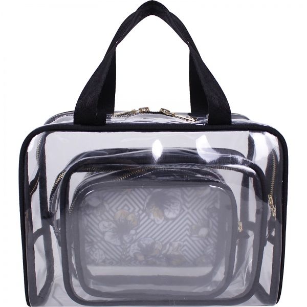 Набір косметичок Bagland 7 л прозорий 5 в 1 суб.857 (72230) 