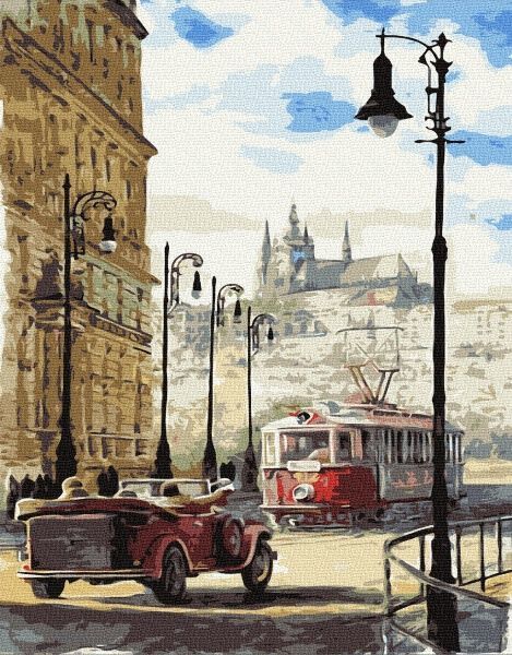 Картина за номерами Ретро-вуличка BookOpt 