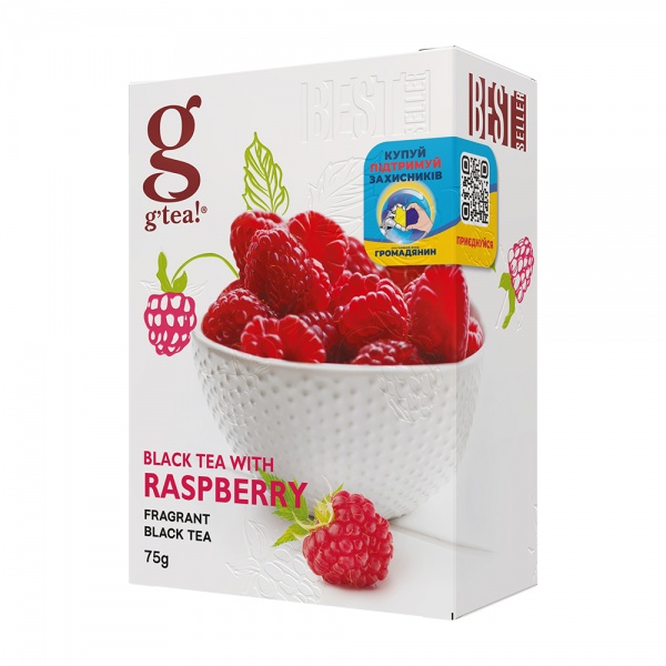 Чай черный GRACE™ с малиной 90 г 