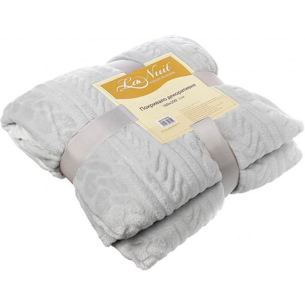 Покрывало La Nuit Коса серое 200x220 см