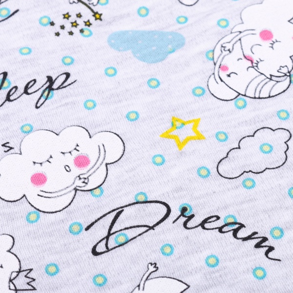 Комбинезон унисекс Фламинго р.74 меланж 647-005 