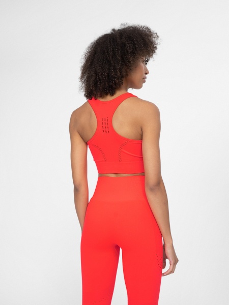 Бра 4F SPORT BRA F037 4FSS23USBAF037-62N р.XS-S помаранчевий