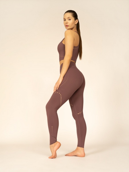 Лосини 4F TIGHTS FNK 4FAW22TFTIF084-80S р.M коричневий