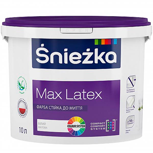 Фарба Sniezka Max Latex 10 л