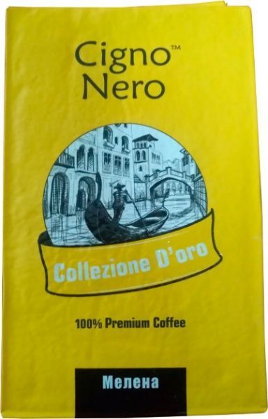 Кофе молотый Cigno Nero Collezione D'oro (4820154091428) 225 г 
