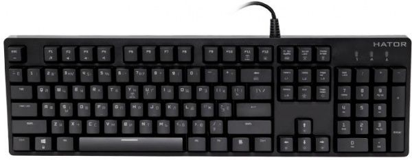 Клавиатура Hator Rockfall USB Mechanical Blue UA (HTK-604) black