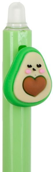 Ручка гелевая пиши-стирай Улыбающееся авокадо 