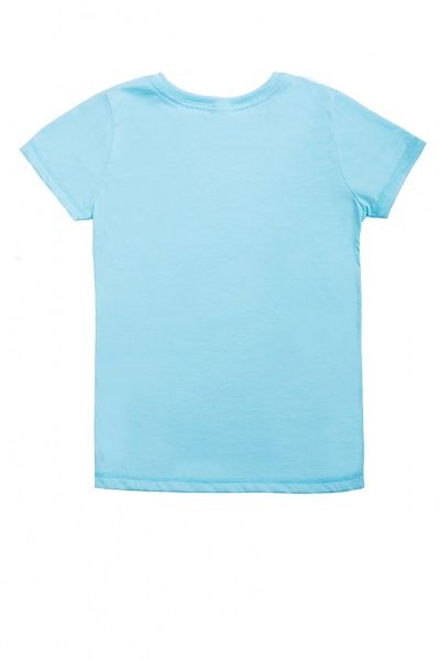 Футболка для девочек Luna Kids с принтом Beautiful р.110 аквамарин 