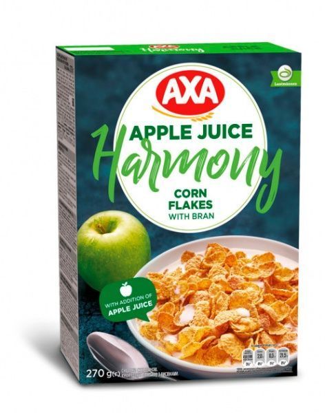 Пластівці AXA HARMONY Кукурудзяні з висівкам 270 г 