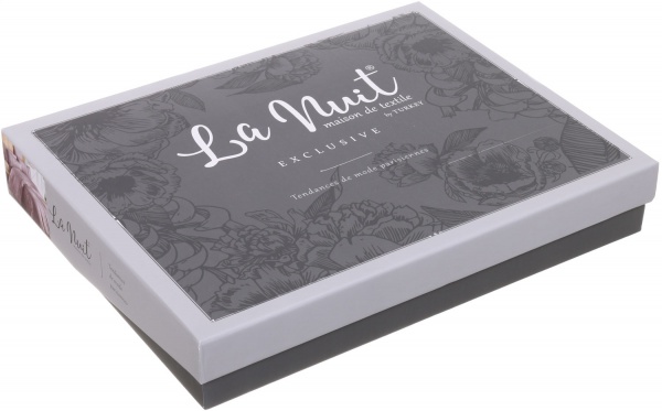 Комплект постільної білизни Stripe Deluxe 2.0 ліловий La Nuit 