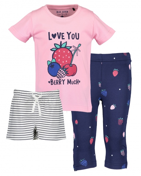 Комплект для дівчаток Blue Seven з 3 предметів р.98 рожевий 726009 X_416_р.98 