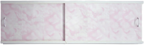 Екран для ванни ЕВА-2 1,7х0,5 м Розовый мрамор