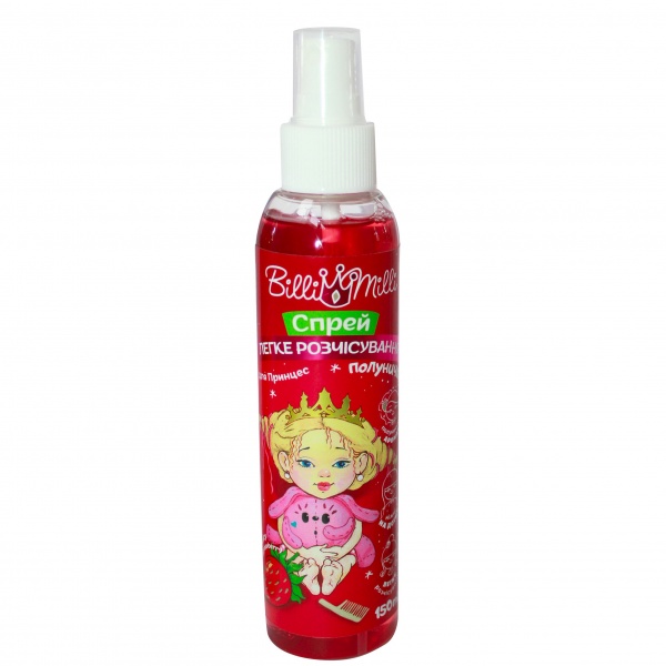 Спрей Billi&Mill Легке розчісування Полуничка 