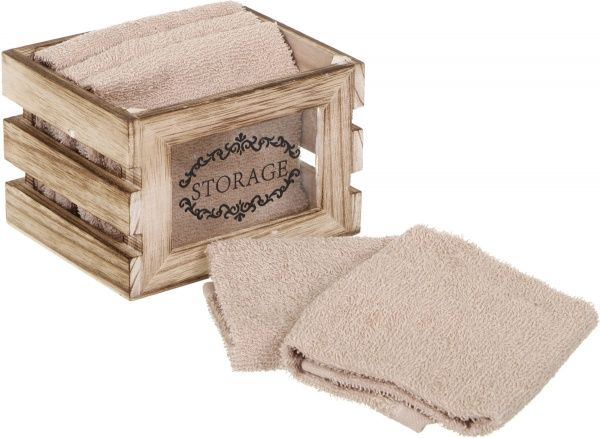 Полотенце 5 шт. 30x30 см разноцветный 