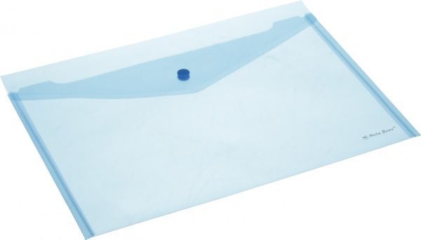 Папка-конверт А4 на кнопке синяя Nota Bene