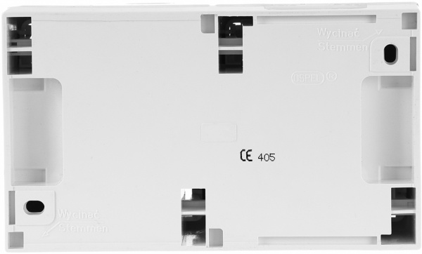 Розетка + вимикач із заземленням Ospel Fala без шторок з кришкою сірий