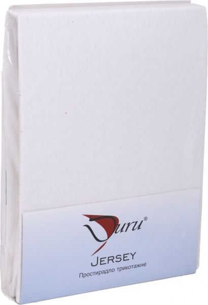 Простирадло трикотажне 160x200 см айворі Durutex 
