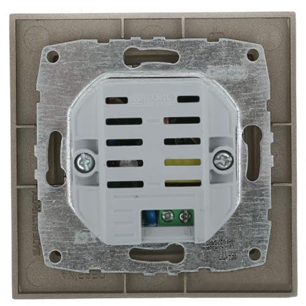 Розетка USB із заземленням Mono Despina без шторок без кришки бронза 102-232305-177