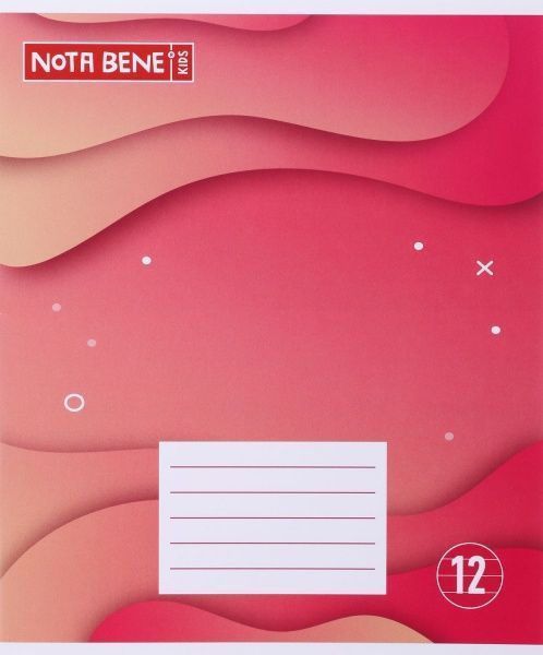 Зошит шкільний 12 аркушів лінія 2021_1 Nota Bene