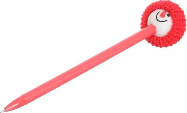 Ручка шариковая Новогодний снеговик 1 