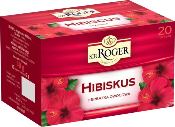 Чай Sir Roger Квітка Гібіскусу 20 шт. 40 г 