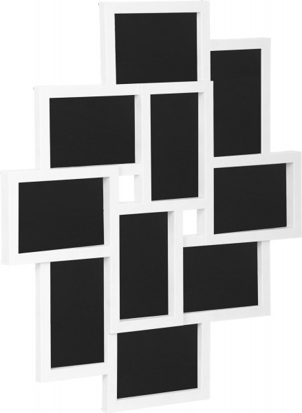 Коллаж 9 фото 10x15 см белый 