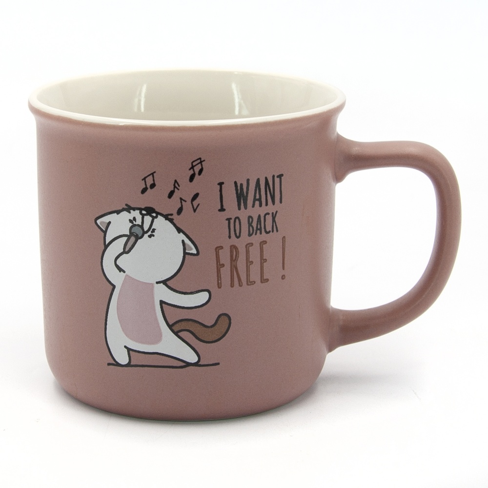 Чашка Milika CatfeCup Pink 320 мл M0520-RX-N250413Pink