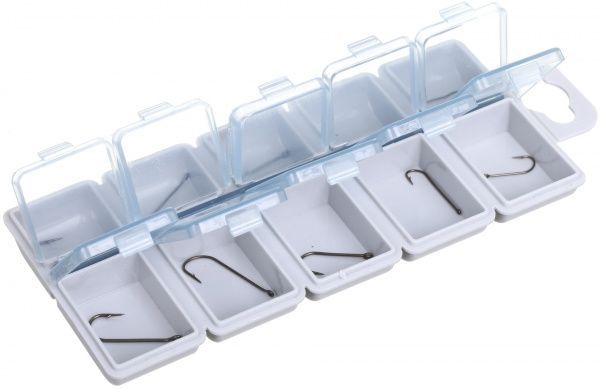 Органайзер рибальский в комплекті з гачками 10 шт.