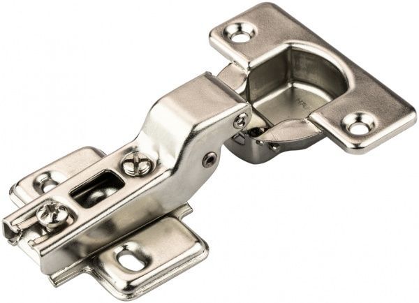 Петля полунакладная METALLAMAT A 110° с монтажной планкой 