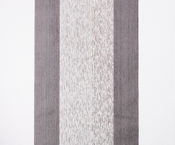 Тканина тюлева смужки на сітці 300 см кавовий 