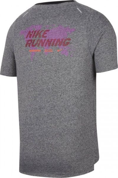 Футболка Nike M NK DF BRTH RISE 365 SS FF GX CU5438-064 S сірий