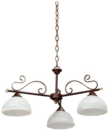 Люстра подвесная Vitaluce 3xE27 дерево темное V1090/3 