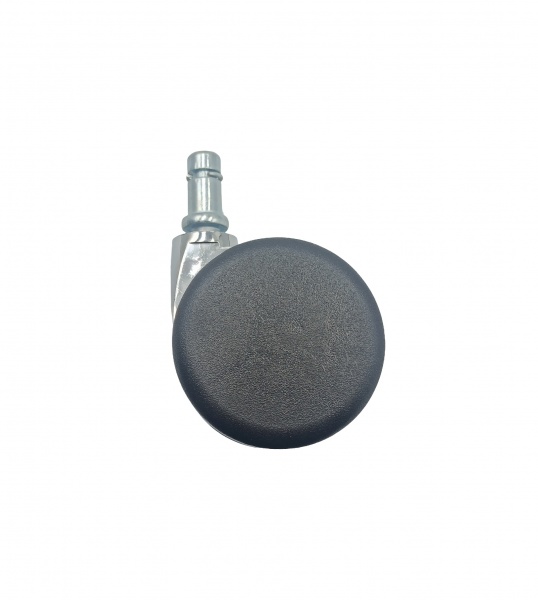 Ролик мебельный поворотный с осью 11 мм D60 Н68 Burak