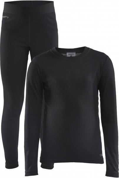Комплект термобілизни Craft CORE WARM BASELAYER SET JR 1909712-999000 чорний