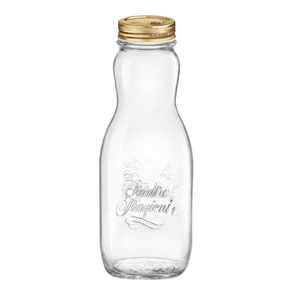 Бутылка с крышкой 1 л Quattro Stagioni Bormioli Rocco
