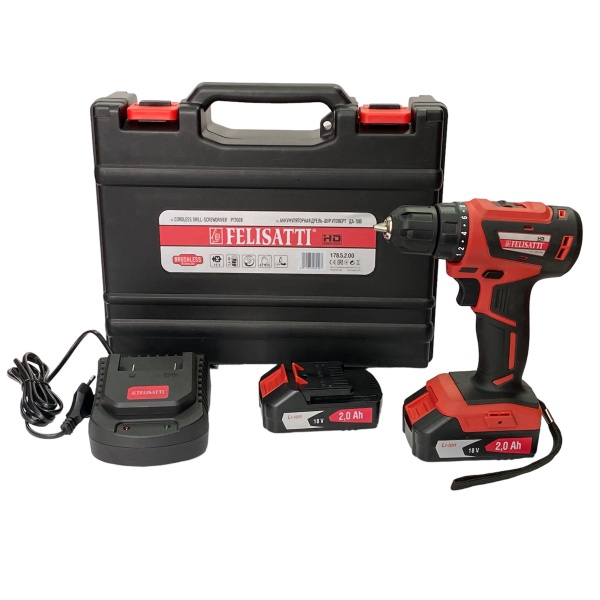 Шуруповерт акумуляторний Felisatti ДА-18В/P17008