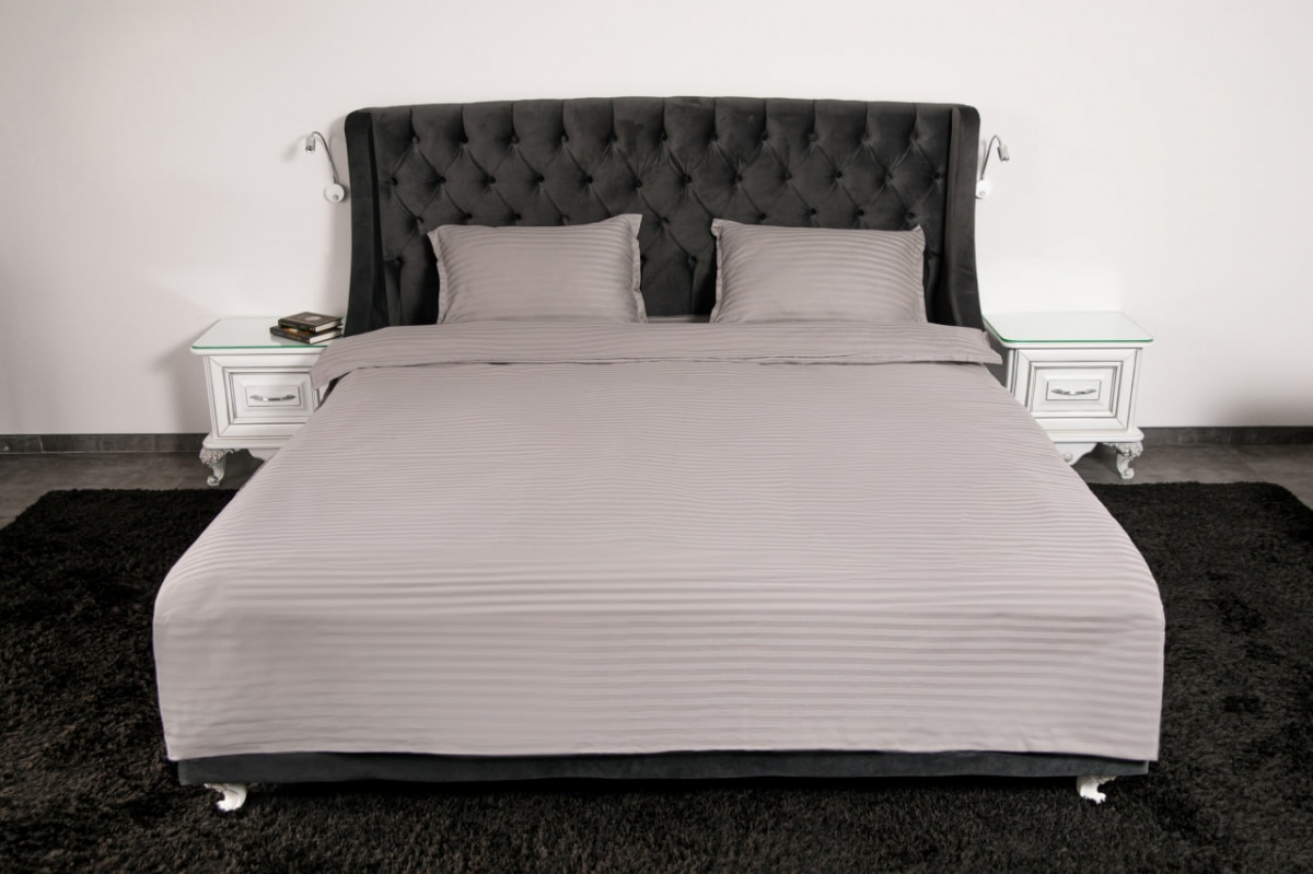 Комплект постельного белья семейный бежевый IDEAL TEXTILE — фото 1