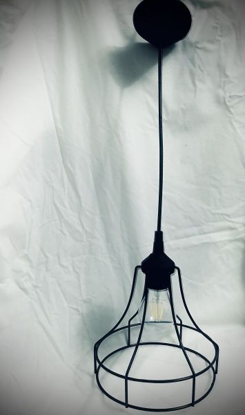 Підвіс Lamperia Iron Mini Flambeau 1x60 Вт E27 чорний 