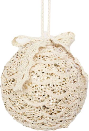 Куля пінопластова Ажурна 8 см кремовий