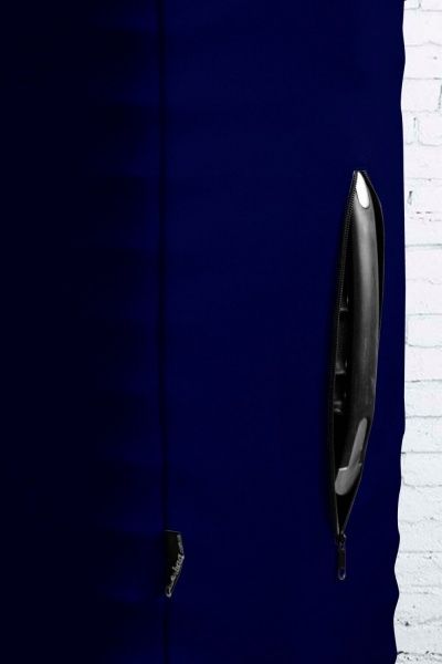 Чехол для чемодана Coverbag дайвинг L темно-синий 