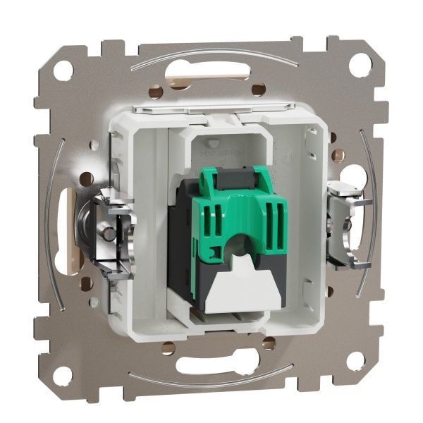 Розетка компьютерная без заземления Schneider Electric Sedna Design RJ45 категория 5E UTP бежевый SDD112451