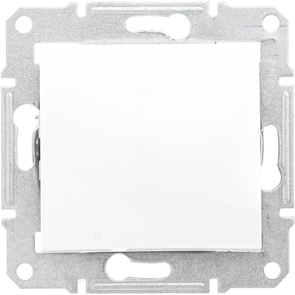 Выключатель проходной одноклавишный Schneider Electric Sedna 10 А 250В IP20 белый SDN0400121
